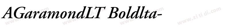AGaramondLT Boldlta字体转换